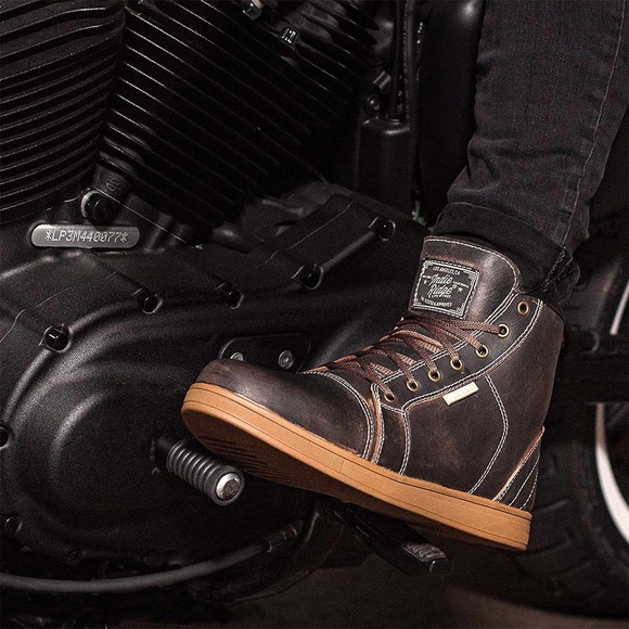 Leather Motorcycle Boots - The Mohawk - Picture 4 of 4